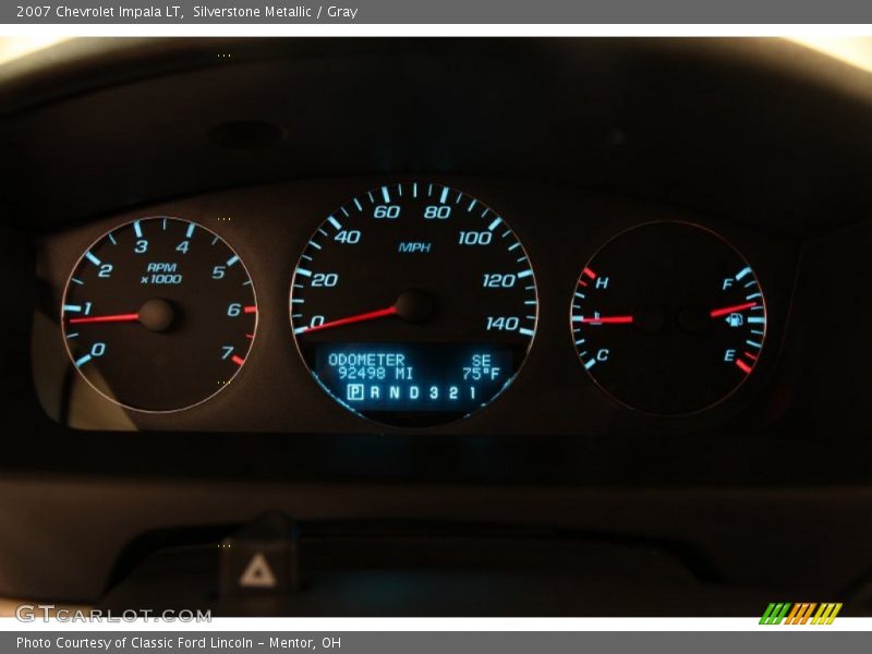 Silverstone Metallic / Gray 2007 Chevrolet Impala LT