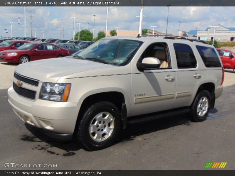 Gold Mist Metallic / Light Cashmere 2009 Chevrolet Tahoe LT 4x4