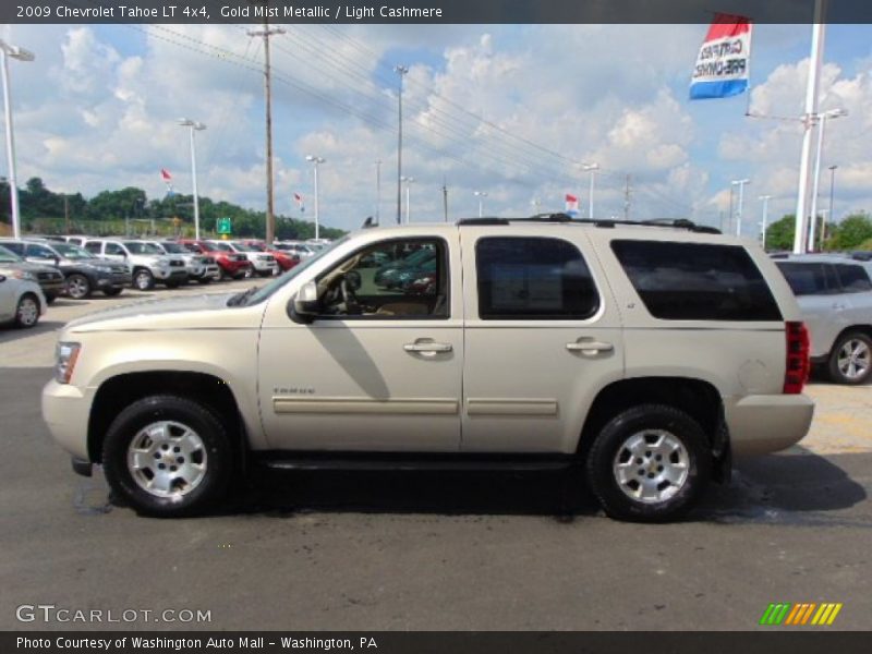 Gold Mist Metallic / Light Cashmere 2009 Chevrolet Tahoe LT 4x4