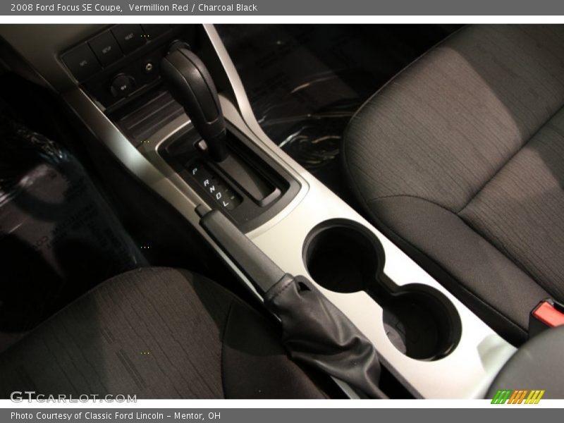 Vermillion Red / Charcoal Black 2008 Ford Focus SE Coupe