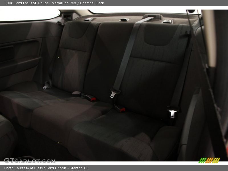 Vermillion Red / Charcoal Black 2008 Ford Focus SE Coupe