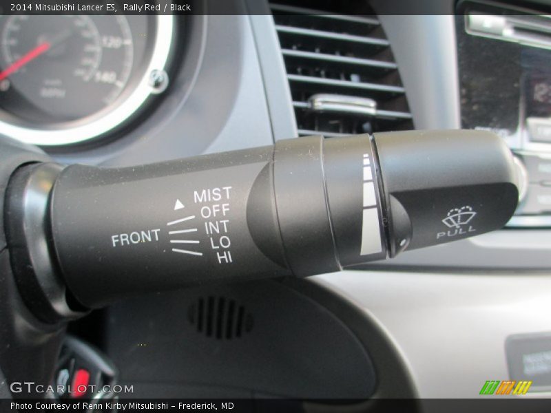 Rally Red / Black 2014 Mitsubishi Lancer ES