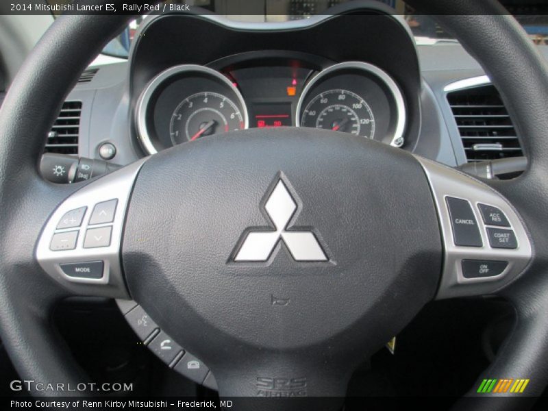 Rally Red / Black 2014 Mitsubishi Lancer ES