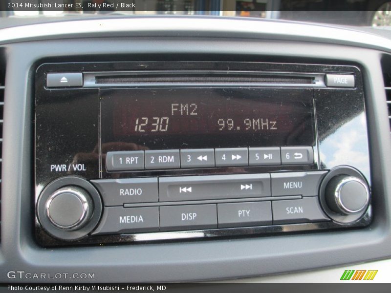 Rally Red / Black 2014 Mitsubishi Lancer ES