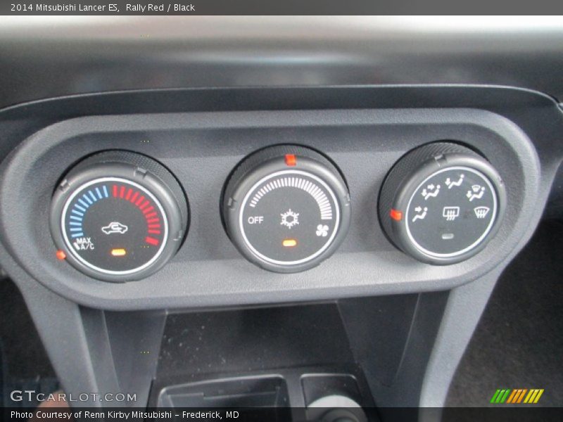 Rally Red / Black 2014 Mitsubishi Lancer ES