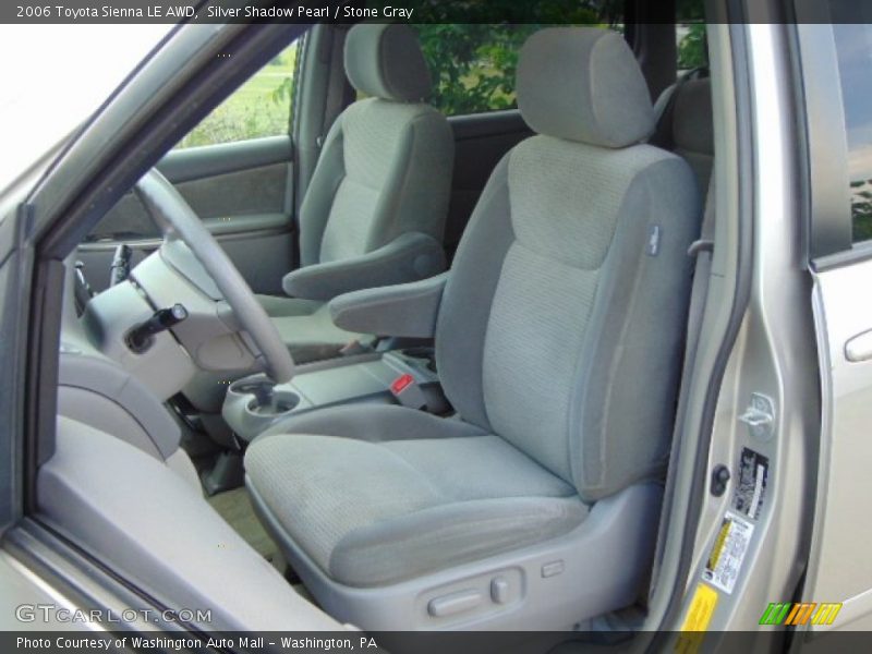 Silver Shadow Pearl / Stone Gray 2006 Toyota Sienna LE AWD