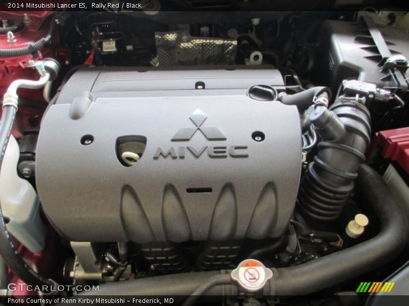 Rally Red / Black 2014 Mitsubishi Lancer ES