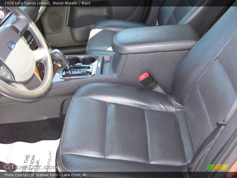 Merlot Metallic / Black 2008 Ford Taurus Limited