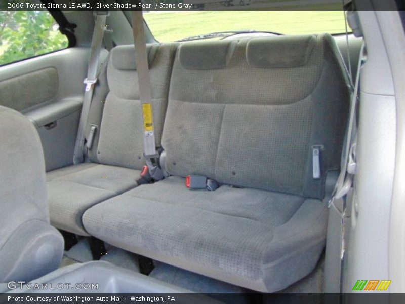 Rear Seat of 2006 Sienna LE AWD