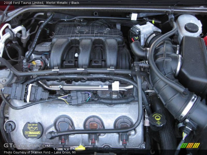 Merlot Metallic / Black 2008 Ford Taurus Limited