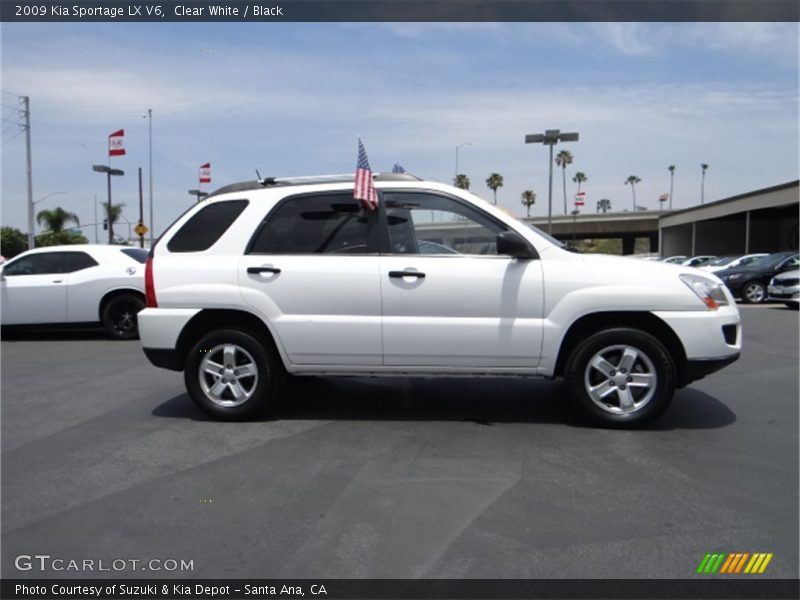  2009 Sportage LX V6 Clear White