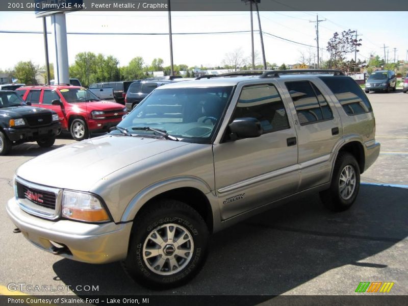 Pewter Metallic / Graphite 2001 GMC Jimmy SLE 4x4