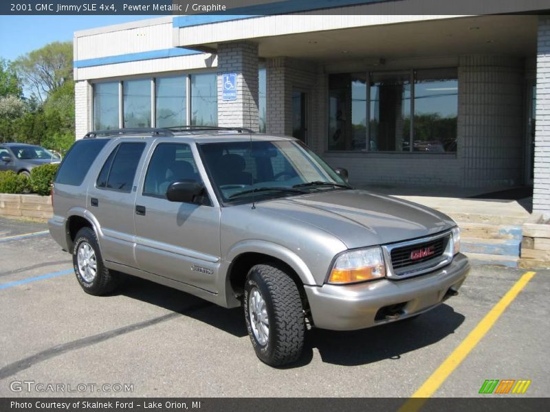 Pewter Metallic / Graphite 2001 GMC Jimmy SLE 4x4