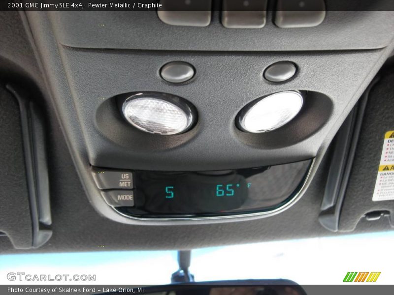 Pewter Metallic / Graphite 2001 GMC Jimmy SLE 4x4