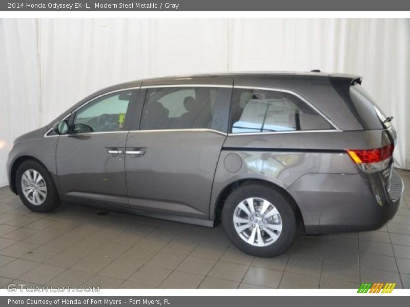 Modern Steel Metallic / Gray 2014 Honda Odyssey EX-L