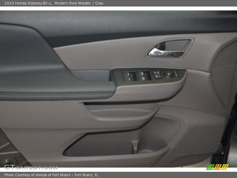 Modern Steel Metallic / Gray 2014 Honda Odyssey EX-L