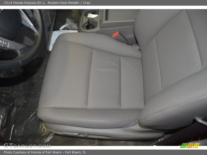 Modern Steel Metallic / Gray 2014 Honda Odyssey EX-L