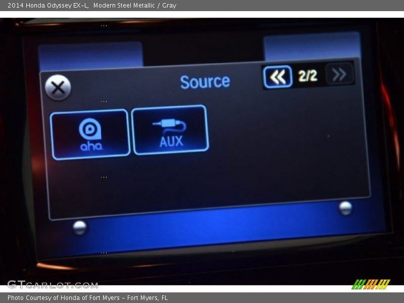 Modern Steel Metallic / Gray 2014 Honda Odyssey EX-L