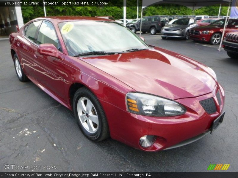 Sport Red Metallic / Ebony 2006 Pontiac Grand Prix Sedan