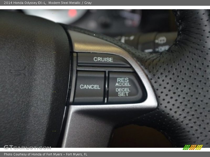 Modern Steel Metallic / Gray 2014 Honda Odyssey EX-L