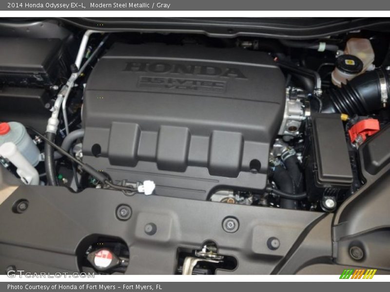 Modern Steel Metallic / Gray 2014 Honda Odyssey EX-L