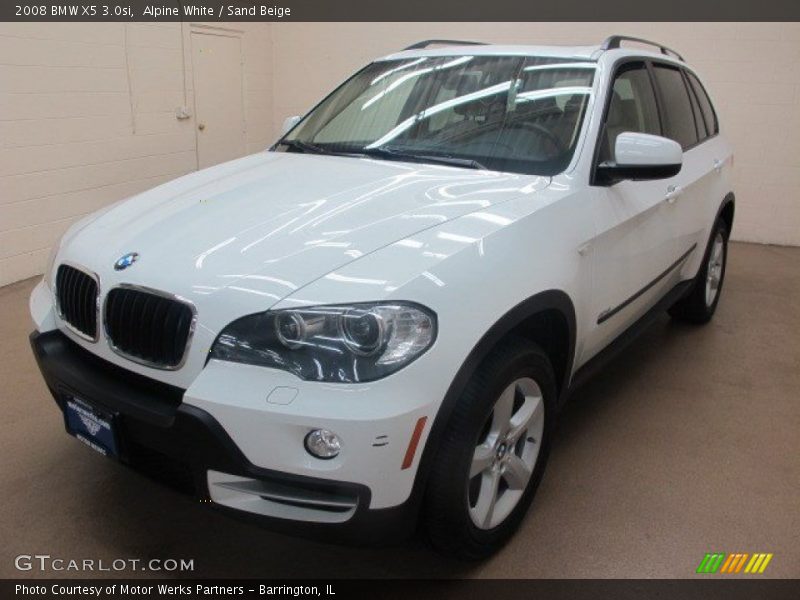 Alpine White / Sand Beige 2008 BMW X5 3.0si