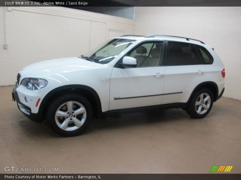 Alpine White / Sand Beige 2008 BMW X5 3.0si