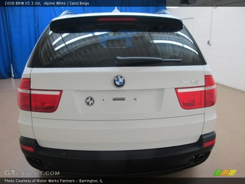 Alpine White / Sand Beige 2008 BMW X5 3.0si