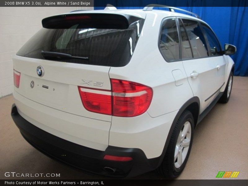 Alpine White / Sand Beige 2008 BMW X5 3.0si
