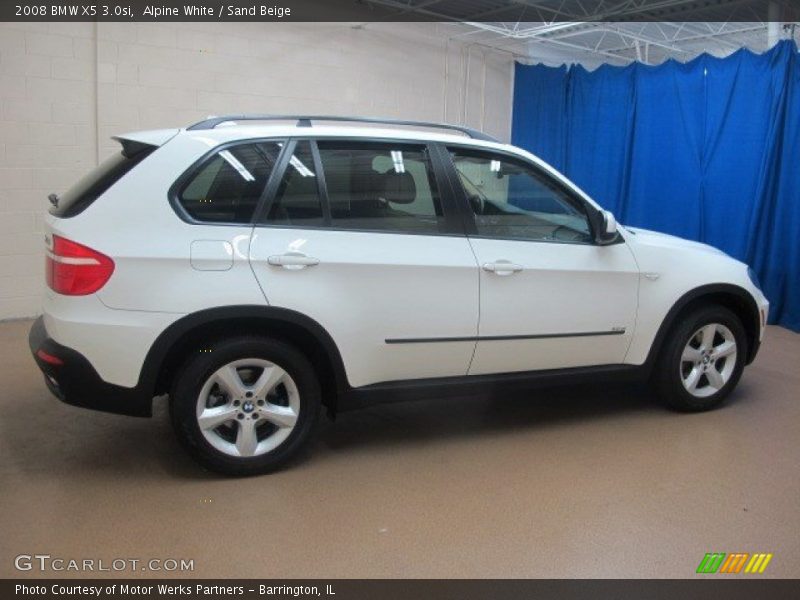 Alpine White / Sand Beige 2008 BMW X5 3.0si