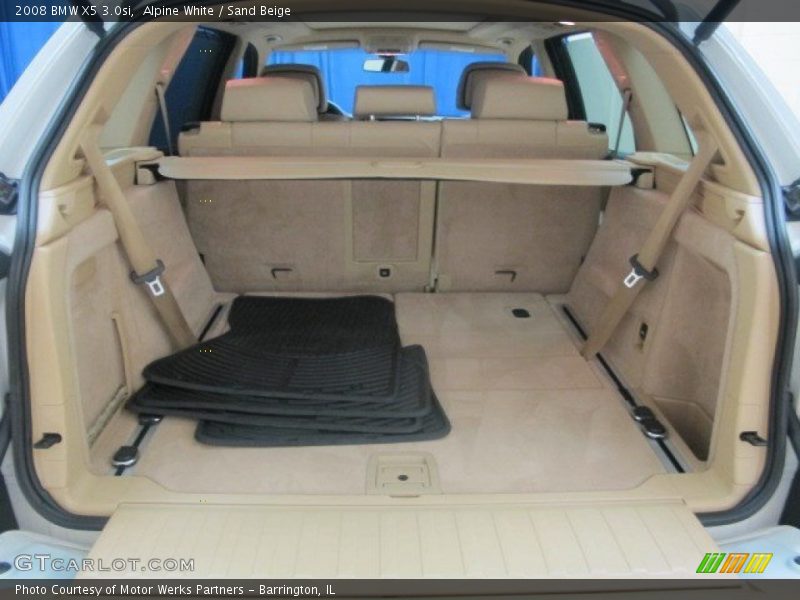 Alpine White / Sand Beige 2008 BMW X5 3.0si