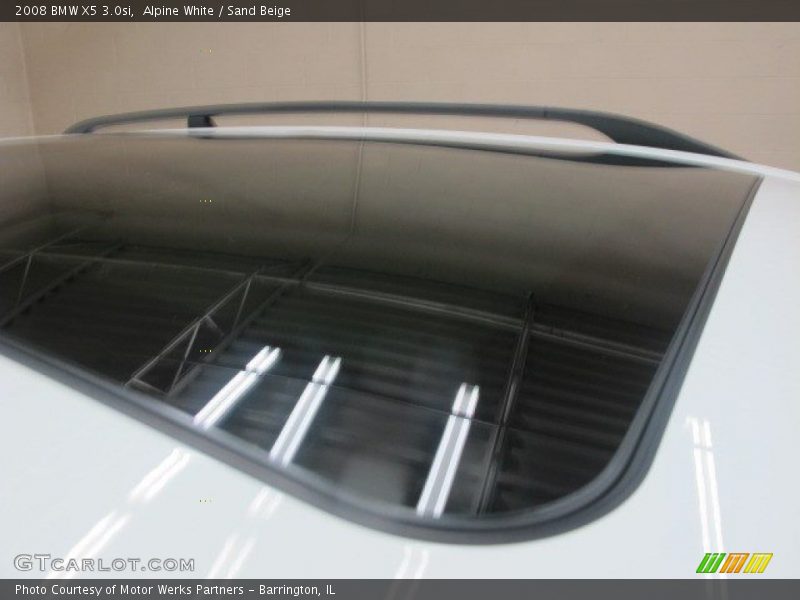 Alpine White / Sand Beige 2008 BMW X5 3.0si