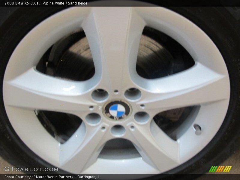 Alpine White / Sand Beige 2008 BMW X5 3.0si