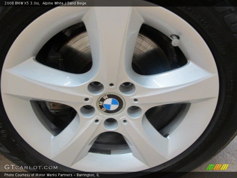 Alpine White / Sand Beige 2008 BMW X5 3.0si