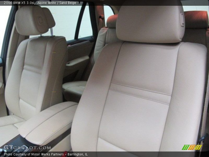 Alpine White / Sand Beige 2008 BMW X5 3.0si
