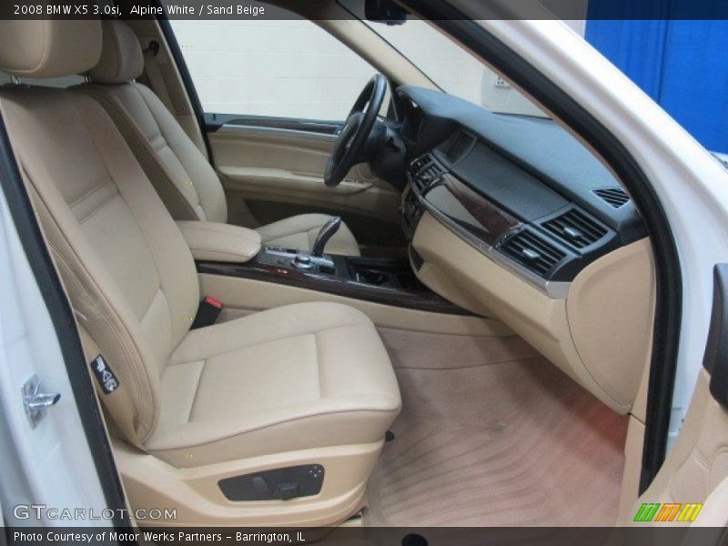 Alpine White / Sand Beige 2008 BMW X5 3.0si
