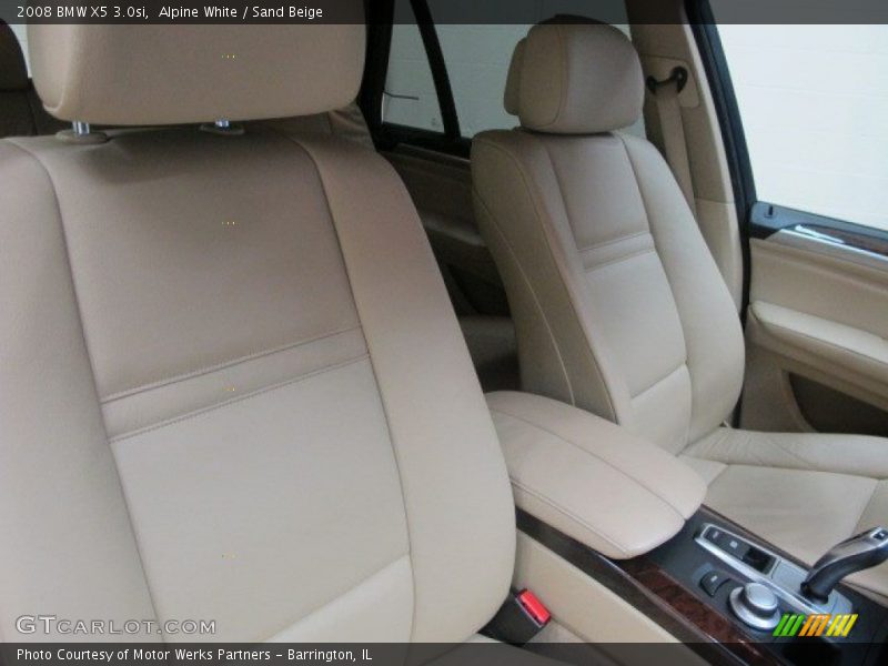 Alpine White / Sand Beige 2008 BMW X5 3.0si
