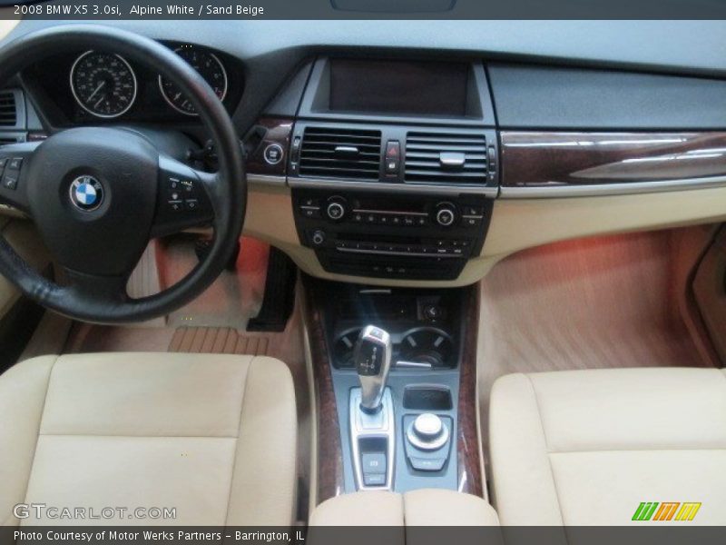 Alpine White / Sand Beige 2008 BMW X5 3.0si