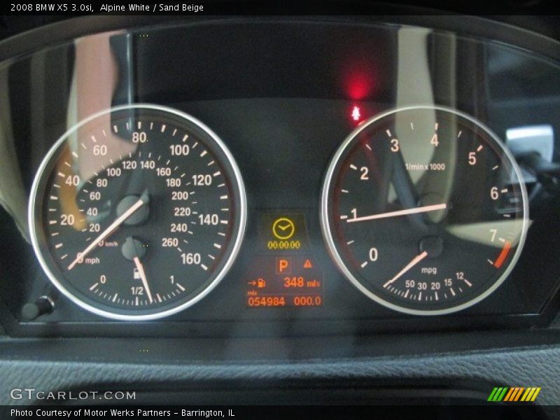 Alpine White / Sand Beige 2008 BMW X5 3.0si