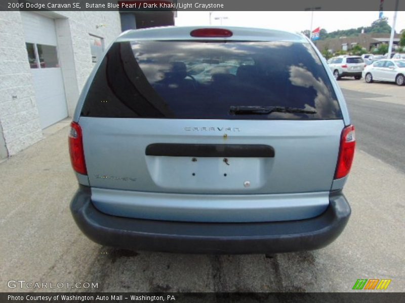Butane Blue Pearl / Dark Khaki/Light Graystone 2006 Dodge Caravan SE