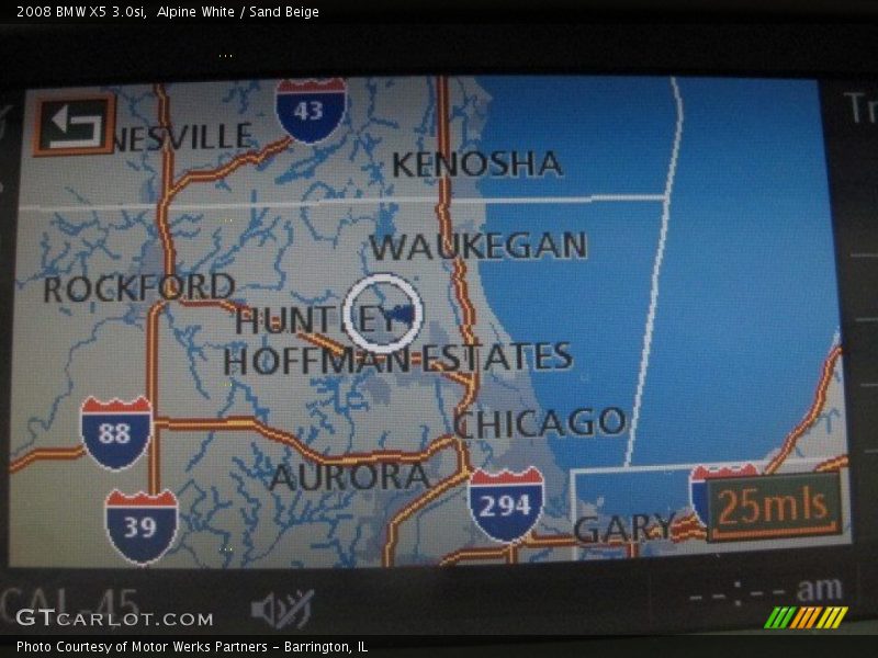 Alpine White / Sand Beige 2008 BMW X5 3.0si