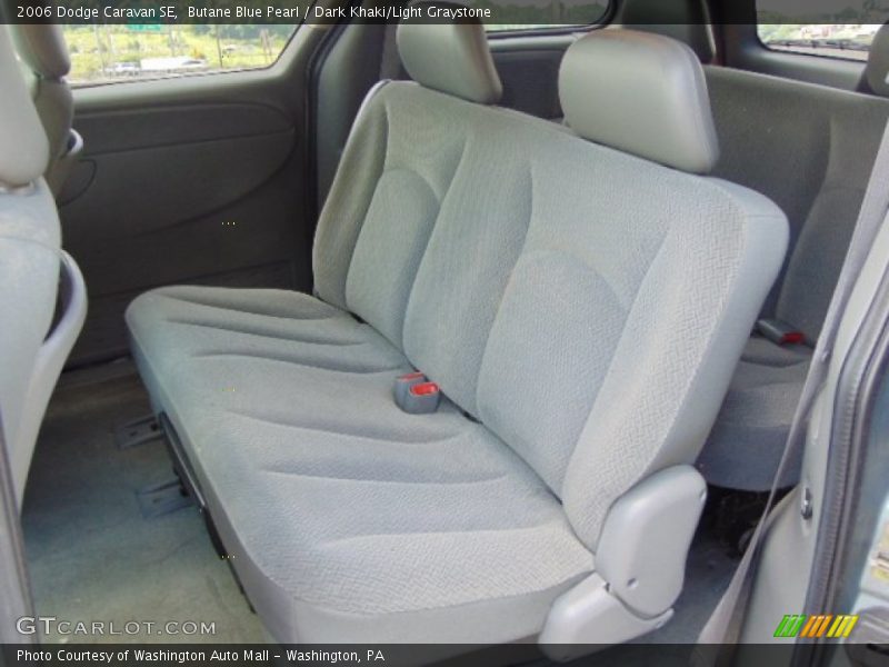 Butane Blue Pearl / Dark Khaki/Light Graystone 2006 Dodge Caravan SE