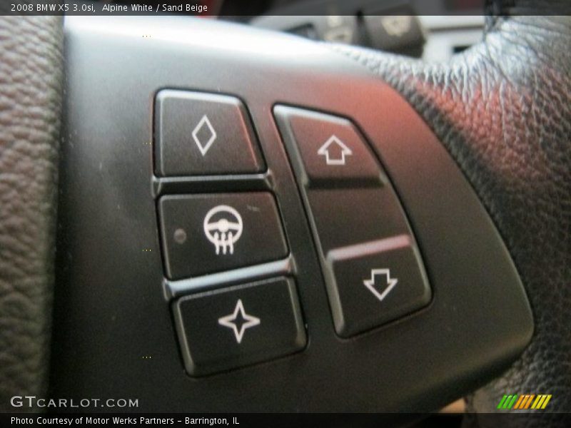 Alpine White / Sand Beige 2008 BMW X5 3.0si