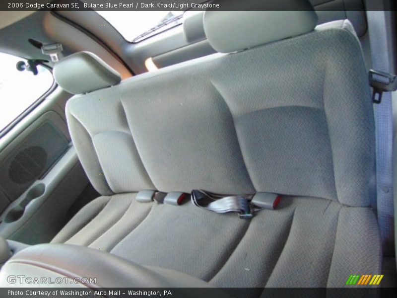 Butane Blue Pearl / Dark Khaki/Light Graystone 2006 Dodge Caravan SE