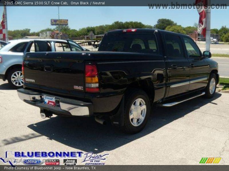Onyx Black / Neutral 2005 GMC Sierra 1500 SLT Crew Cab