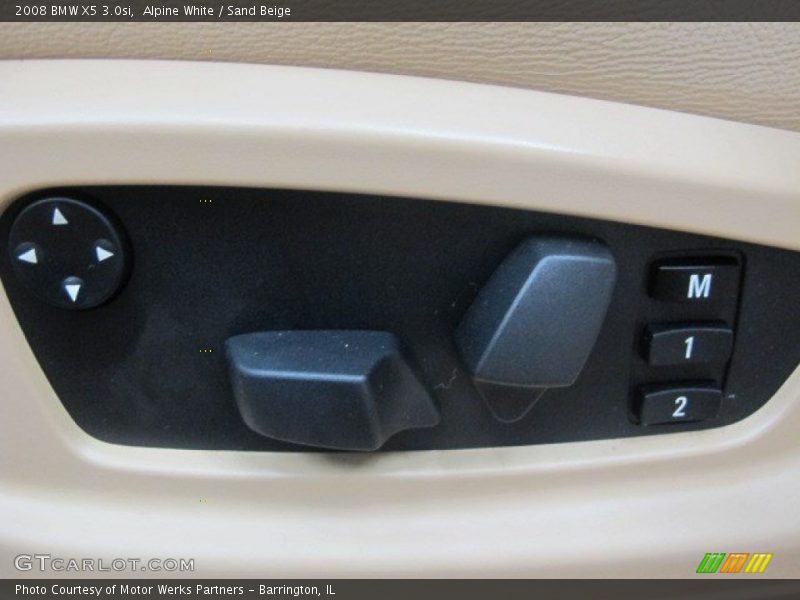 Alpine White / Sand Beige 2008 BMW X5 3.0si