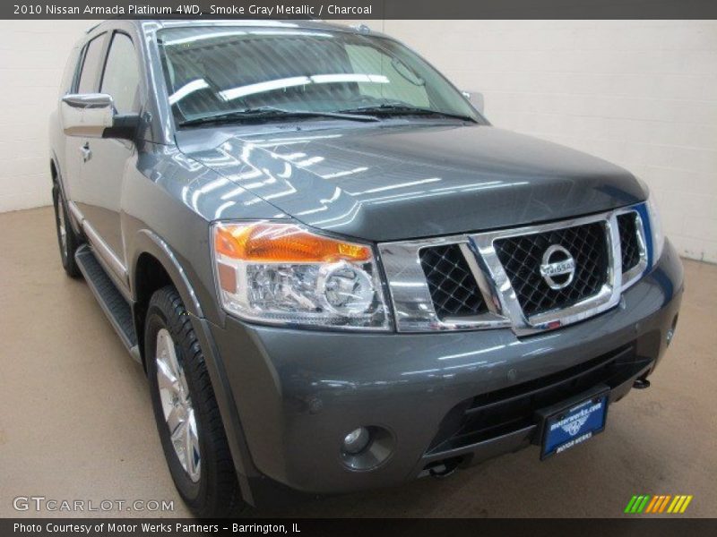Smoke Gray Metallic / Charcoal 2010 Nissan Armada Platinum 4WD