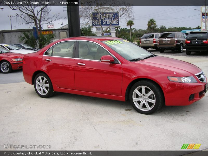 Milano Red / Parchment 2004 Acura TSX Sedan