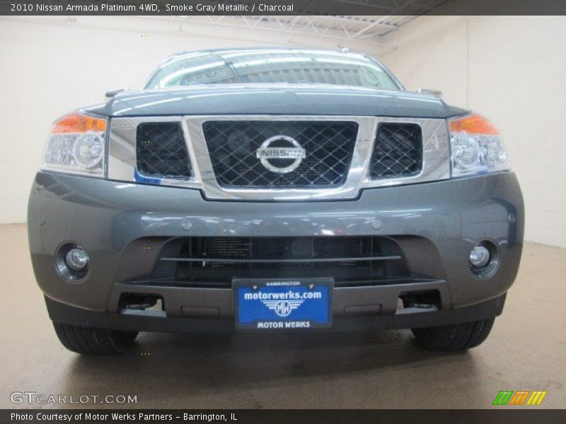 Smoke Gray Metallic / Charcoal 2010 Nissan Armada Platinum 4WD