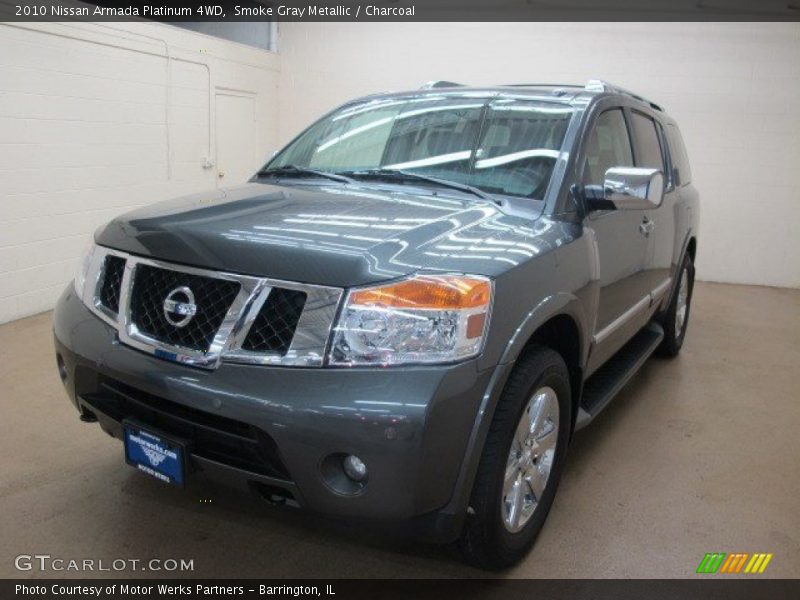 Smoke Gray Metallic / Charcoal 2010 Nissan Armada Platinum 4WD